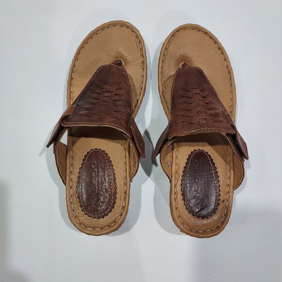 Lobo Solo Comfort Leather Sandals 25 US approx 7-8 Beachcore - Picture 7 of 9